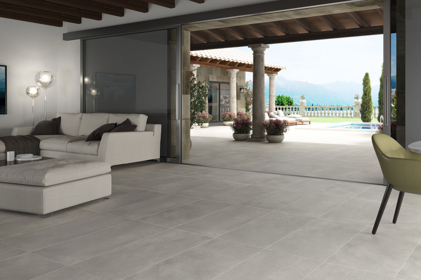 Antibes Light Grey 592mm x 592mm R11