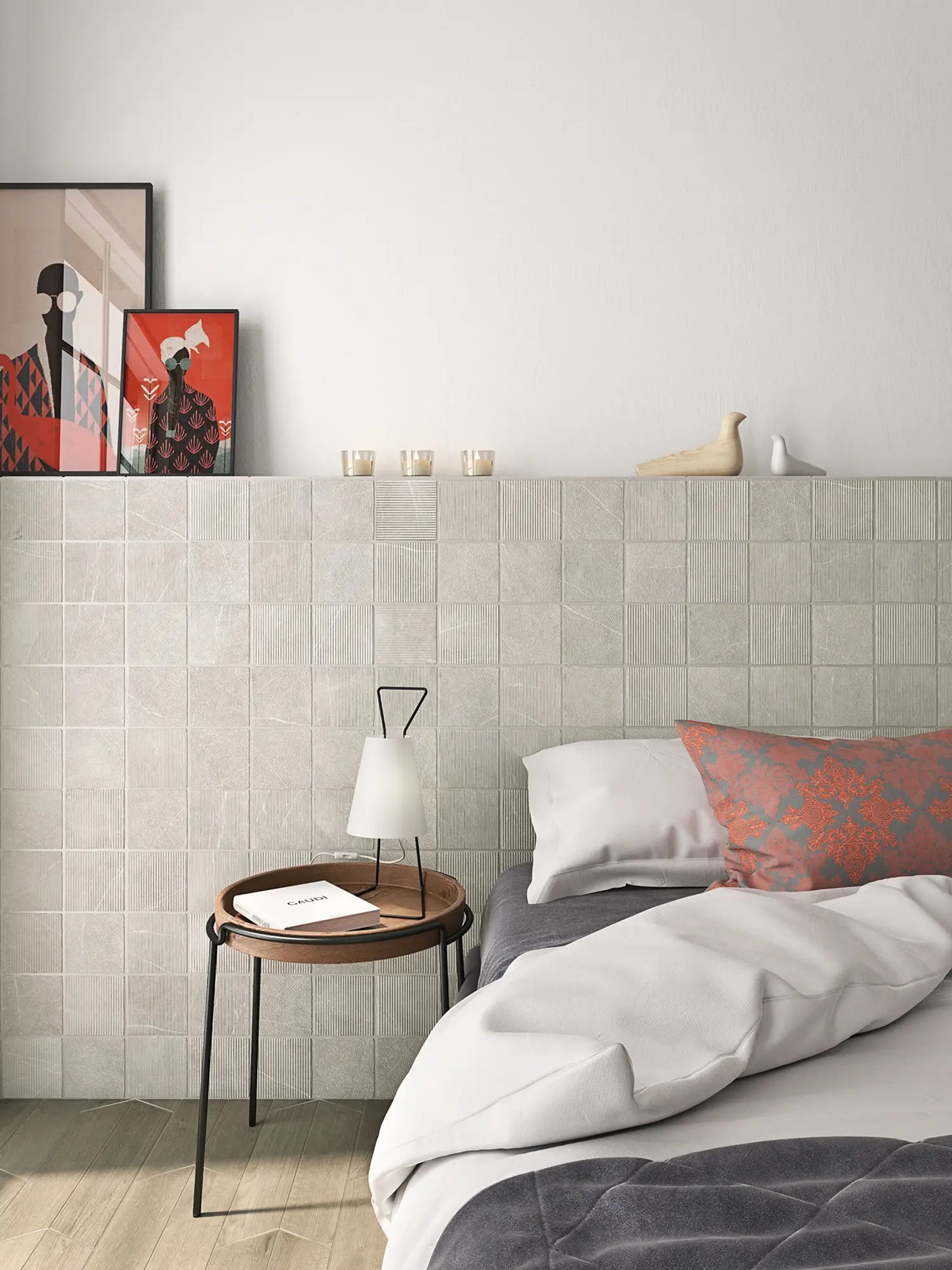 Gea Grey Decorative Tiles 120mm x 120mm