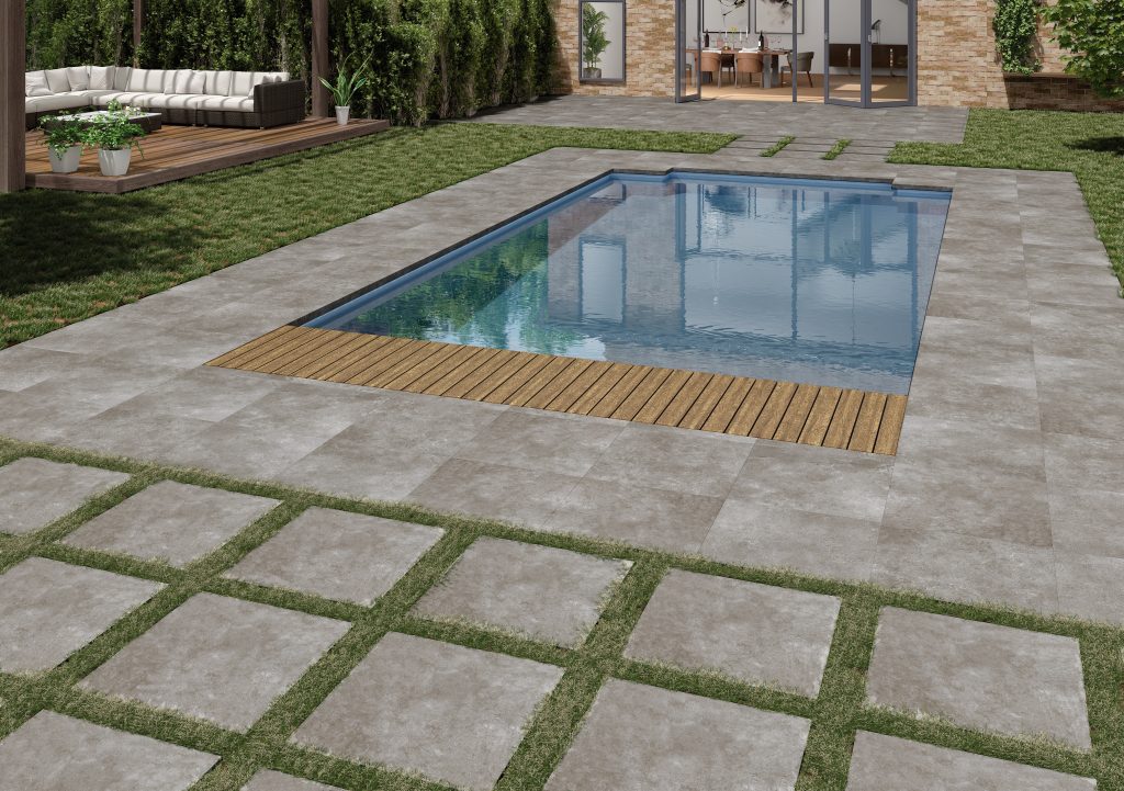 Nordic Anthracite Outdoor Porcelain 600mm x 900mm x 20mm